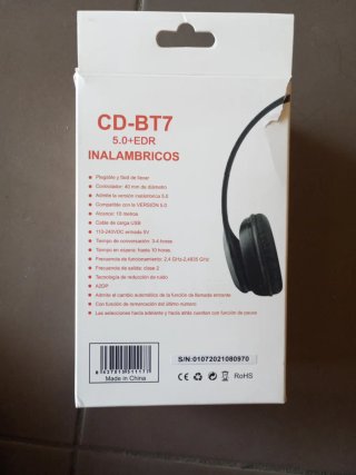 Auriculares Inalámbricos Negros