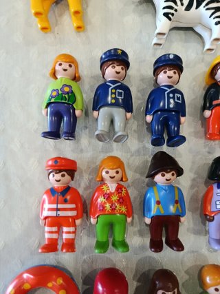 Playmobil 1,2,3 Coche Animales Figuras