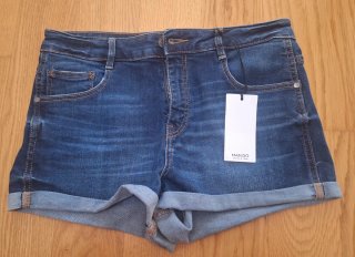 Shorts vaqueros Mango Talla 38 elásticos