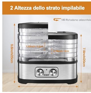 Essiccatore alimentare YASHE
