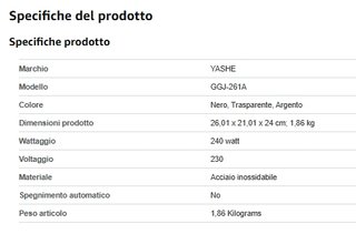 Essiccatore alimentare YASHE