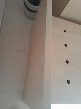 Estructura de cama de madera 2x0.90