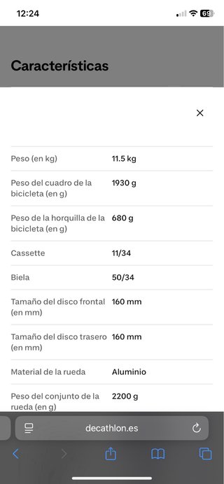 Bicicleta Triban Azul