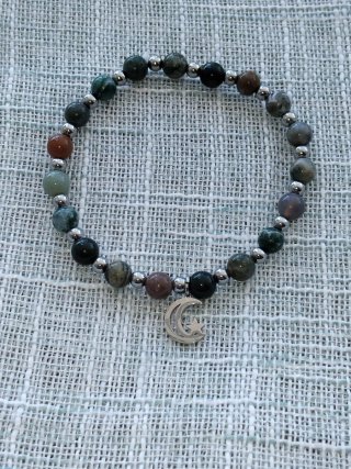 Pulsera piedras naturales con luna
