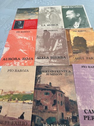 9 ejemplares de Pio Baroja