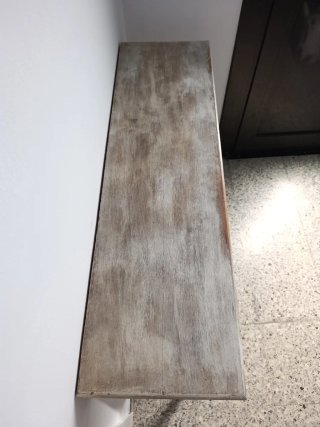 Mesa consola madera restaurada