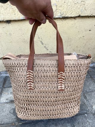 Bolso de verano de rafia