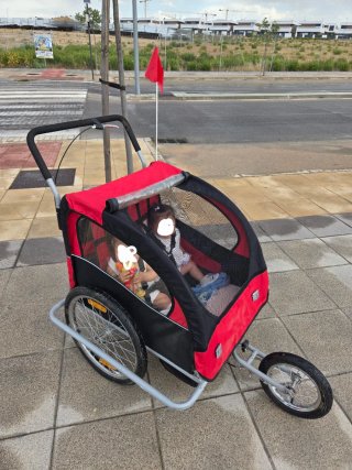Remolque bici para bebé