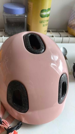 Casco Bicicleta Niña Rosa