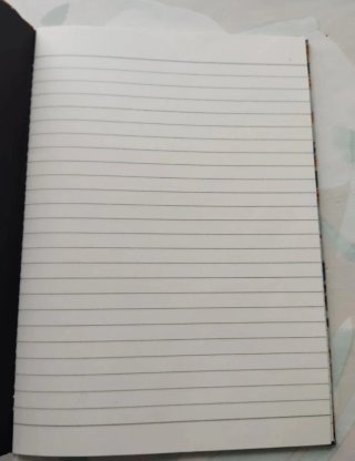 Libreta forrada con diseño floral