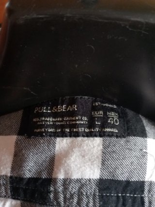 Camisa cuadros Pull&Bear Talla L