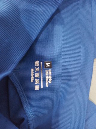 Leggings cortos azules
