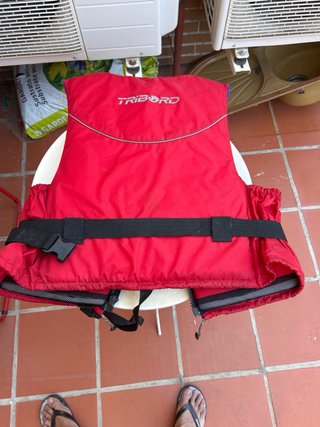 Chaleco salvavidas TRI-BOARD rojo