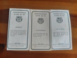 Lote cromos La Liga 73/74
