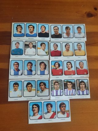 Lote cromos La Liga 73/74