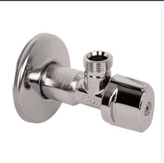 Llave de escuadra cromada