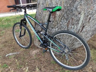BICICLETA MONTAÑA DOBLE SUSPENSIÓN INDUR 26DSY