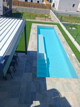 Casa con piscina a 350m de la playa