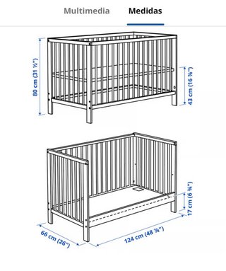 Cuna Blanca Gulliver Ikea