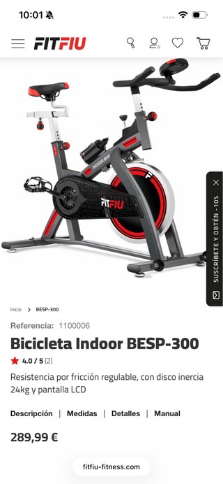 Bicicleta Spinning Indoor Bike
