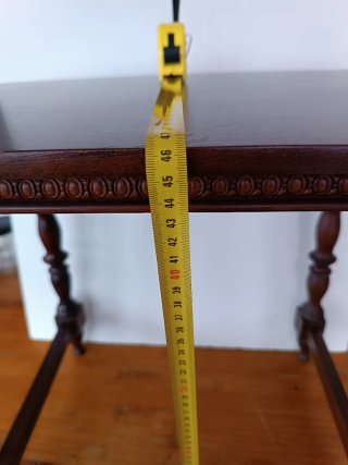 Mesa Auxiliar Antigua Madera Marrón