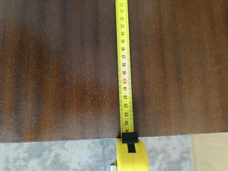 Mesa Auxiliar Antigua Madera Marrón