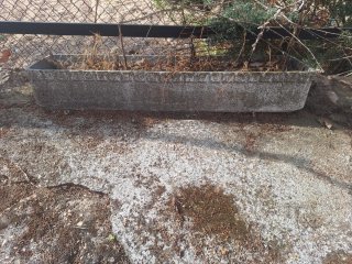Jardinera de granito  gris