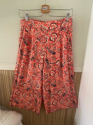 Pantalón culotte Mango estampado