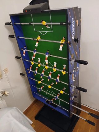 Mesadejuegos 4en1: futbolín/billar/ hockey/pinpong