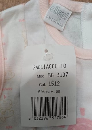 Pagliaccetto Ellepi Bimba 6 mesi