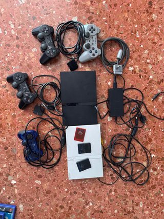 Consola PlayStation 2 Sony Negra y Gris