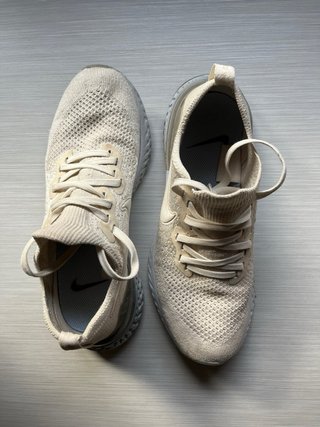 Nike Epic React Flyknit 2 Beige/Blanco