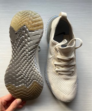 Nike Epic React Flyknit 2 Beige/Blanco