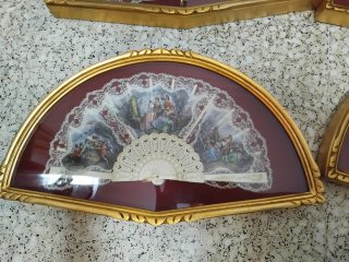 Abanico enmarcado