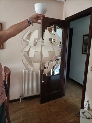 Lámpara colgante esférica Ikea
