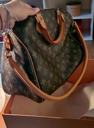 Bolso Louis Vuitton Speedy Marrón