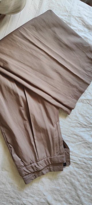 Pantalón Palazzo Zara Beige Talla M