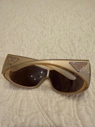 Gafas de sol mujer beige y marrón