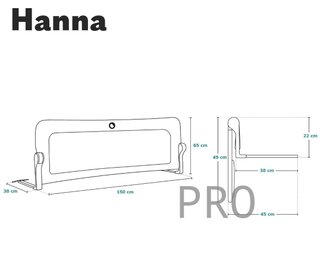 Barrera de seguridad 150cm - Lionelo