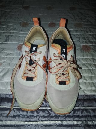 Deportivas Munich Beige y Rosa
