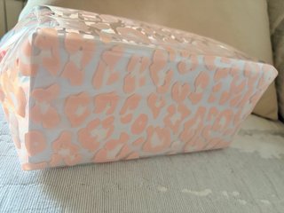 Neceser transparente estampado animal print