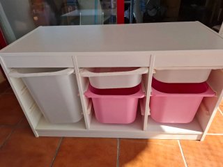 Mueble organizador juguetes Ikea