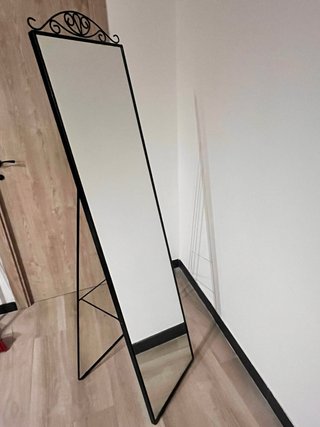 Espejo KARMSUND IKEA negro metal