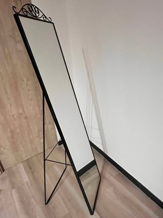 Espejo KARMSUND IKEA negro metal