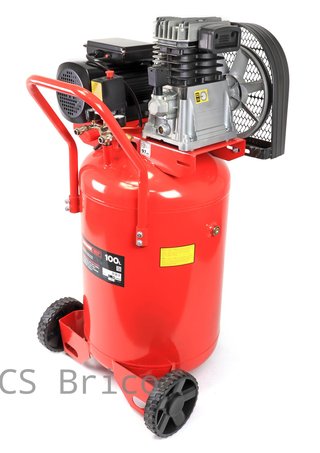 Compresor de Aire Vertical 100L - 3 Hp - 09335 - Mader