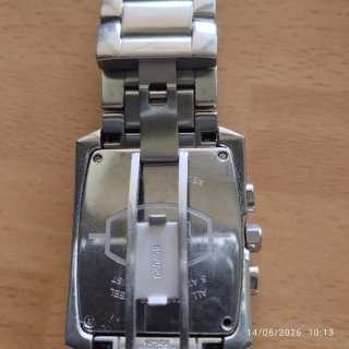 Reloj Lotus Hombre Negro y Plateado
