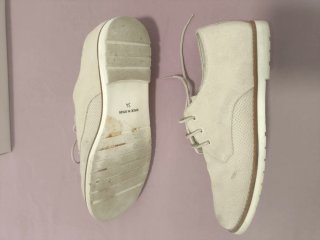 Zapatos niño PIULI beige. Talla 34, usado una vez