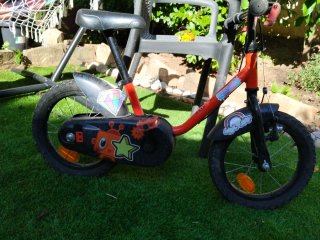 Bicicleta infantil con ruedas de 12 pulgadas
