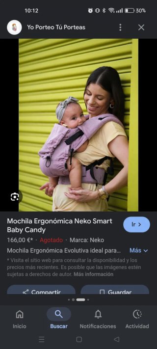 Mochila ergonómica Neko Smart Baby Candy