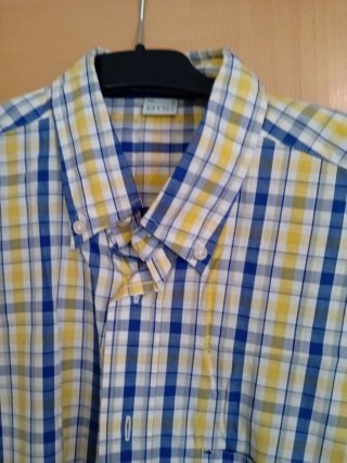 Camisa chico cuadros manga larga